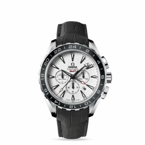 Omega Seamaster Aqua Terra 150M Co-Axial 44 GMT Chronograph Stainless Steel / Silver 231.13.44.52.04.001 (23113445204001)